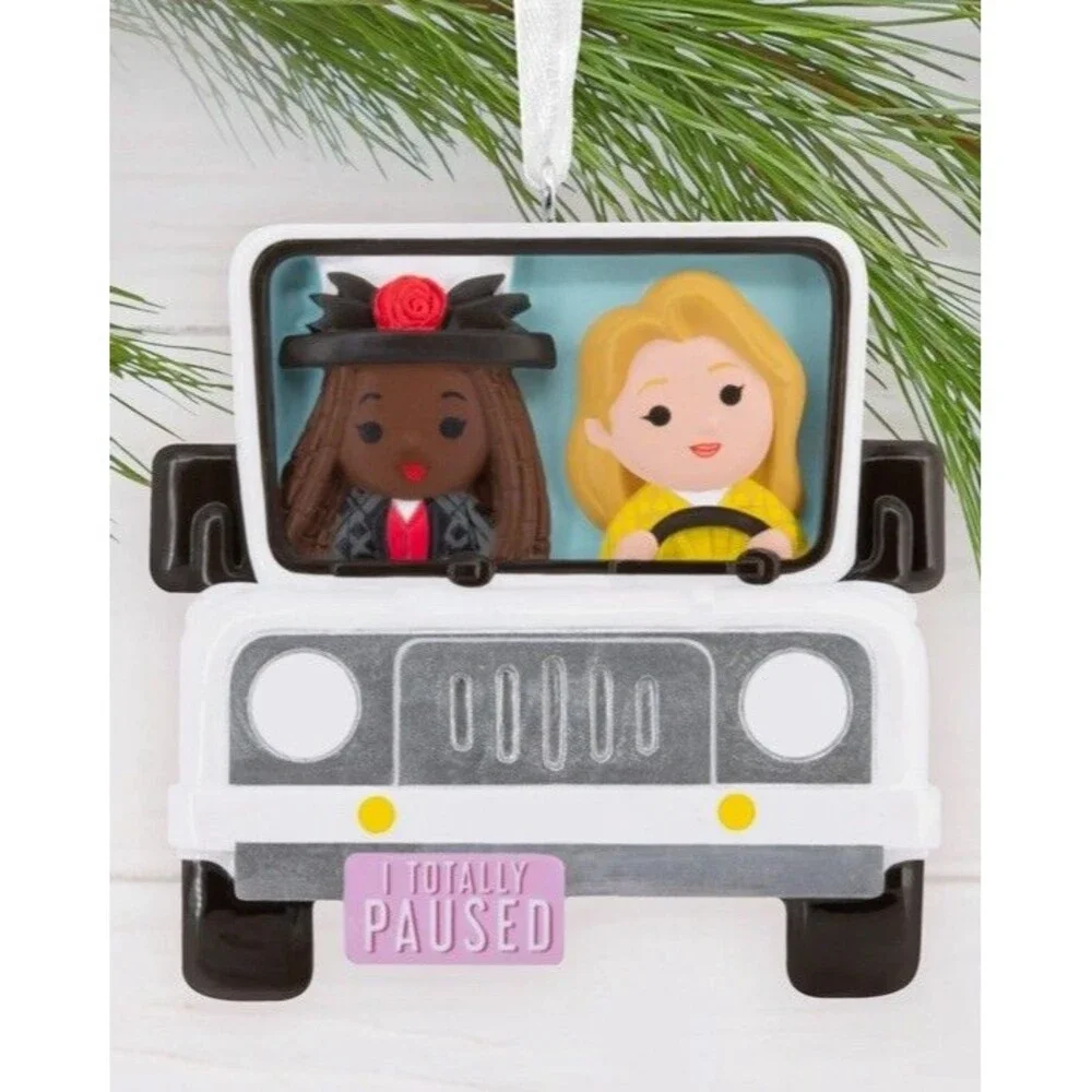 New Hallmark Ornaments Clueless Cher & Dionne Christmas Tree Ornament